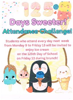 125 Days Of School Flyer